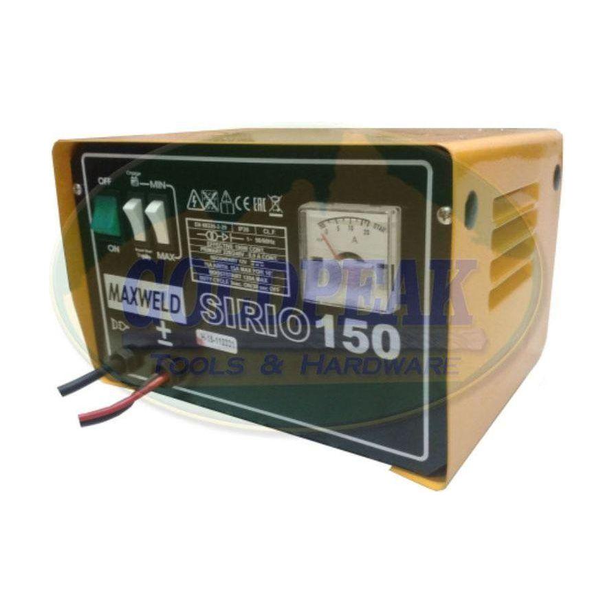 Maxweld Sirio 150 Portable Car Battery Charger & Starter - Goldpeak Tools PH Maxweld Maxweld Sirio 150 Portable Car Battery Charger & Starter - Goldpeak Tools PH Maxweld